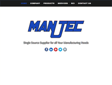 Tablet Screenshot of manutec-bci.com